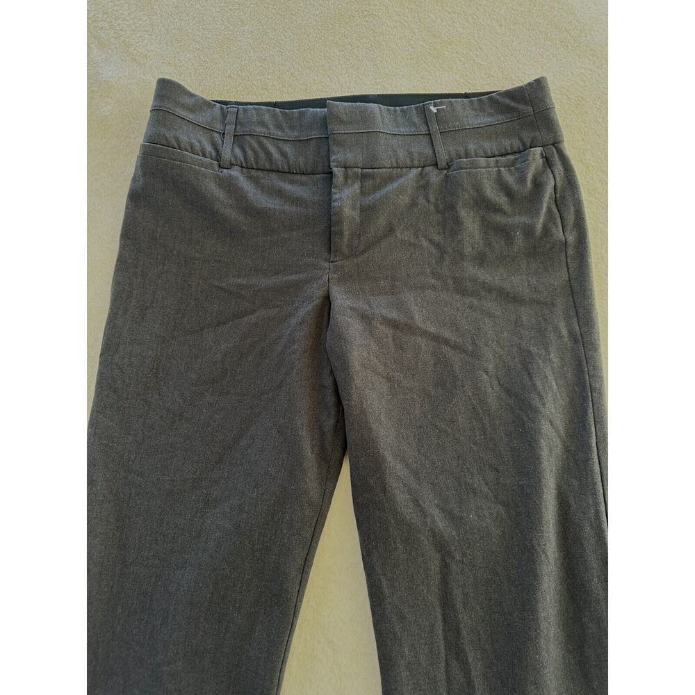 AB STUDIO waist elastic band gray charcoal pant women size 8 - Picture 2 of 14